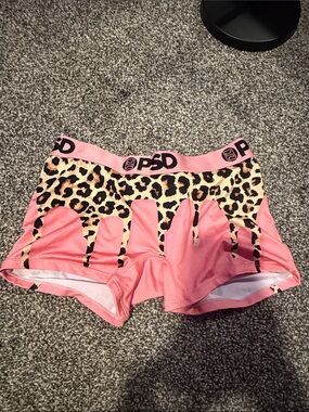 PSD Pink Leopard-Print Bike Shorts
